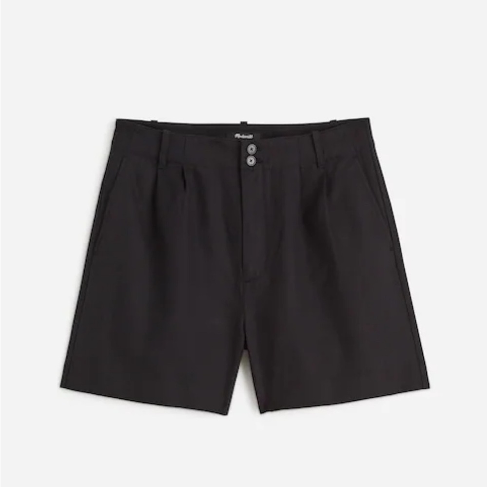Madewell The Drapey Twill Pleated Short